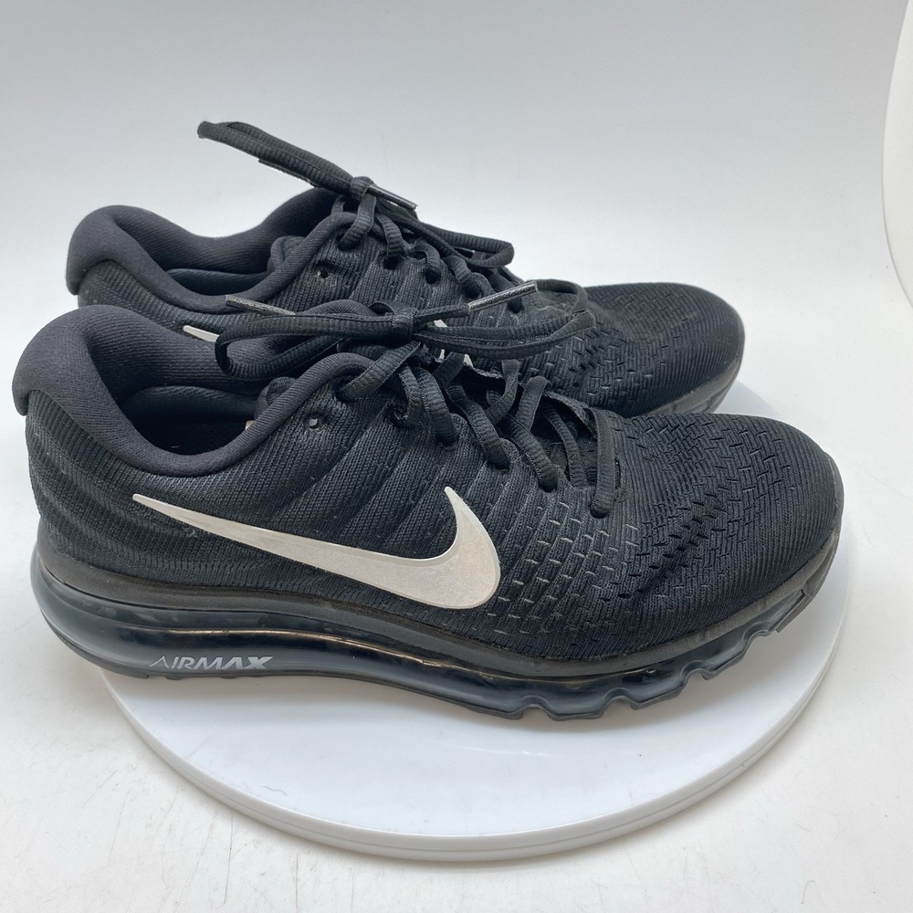 Nike Sneakers Womens 7.5 Air Max 2017 849560-001 Black Athletic Shoes